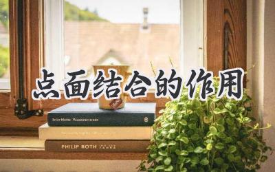 点面结合的作用