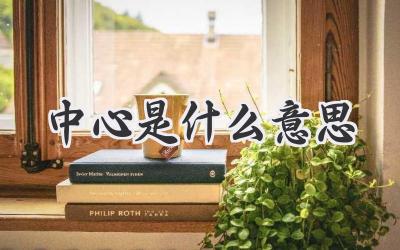 中心是什么意思