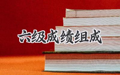 六级成绩组成