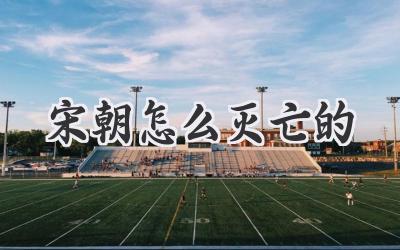 宋朝怎么灭亡的