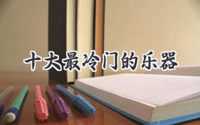 十大最冷门的乐器