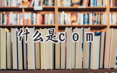 什么是com