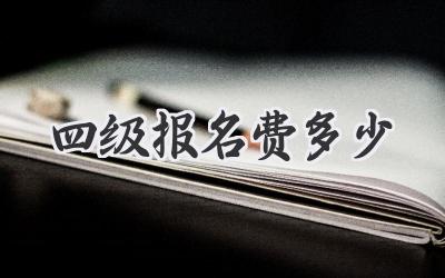四级报名费多少