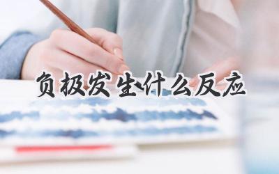 负极发生什么反应