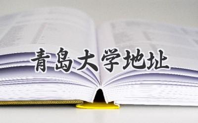 青岛大学地址