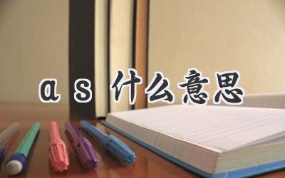 as什么意思