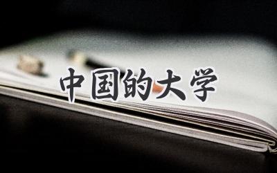中国的大学