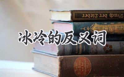 冰冷的反义词