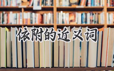 依附的近义词
