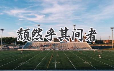 颓然乎其间者