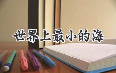 世界上最小的海