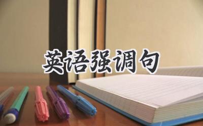 英语强调句