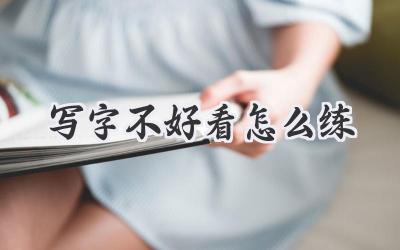 写字不好看怎么练
