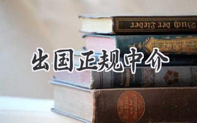 出国正规中介