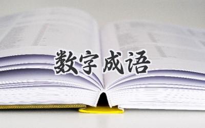 数字成语