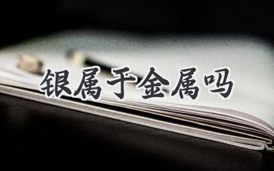 银属于金属吗