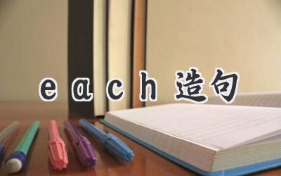 each造句