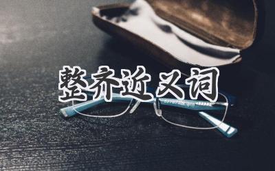 整齐近义词