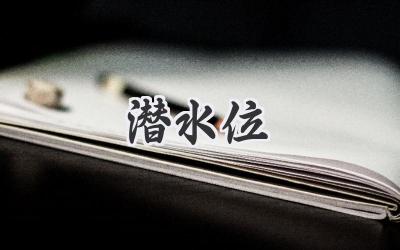 潜水位