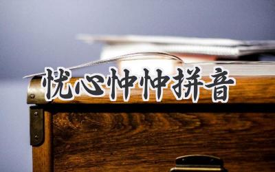 忧心忡忡拼音