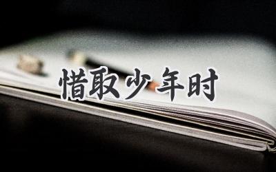 惜取少年时