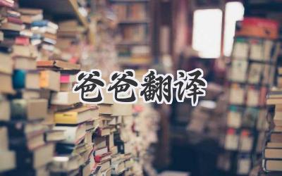 爸爸翻译