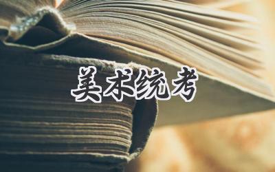 美术统考