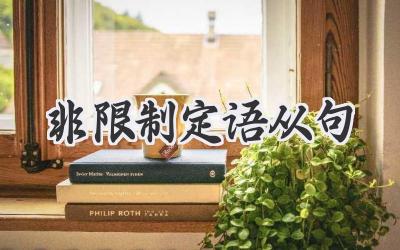 非限制定语从句