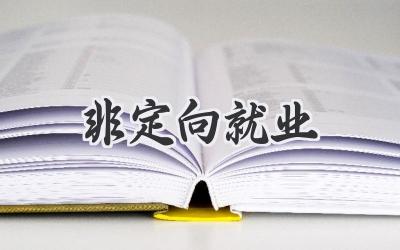 非定向就业