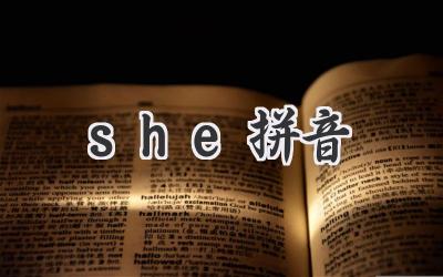 she拼音