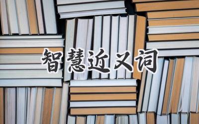 智慧近义词