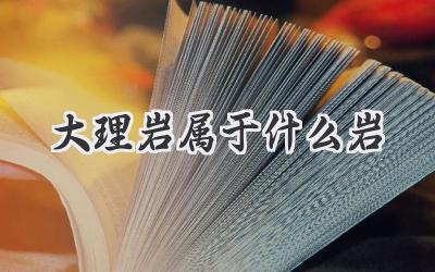 大理岩属于什么岩