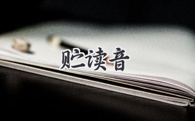 贮读音