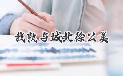 我孰与城北徐公美