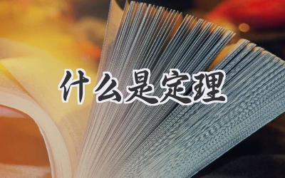 什么是定理