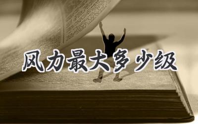 风力最大多少级
