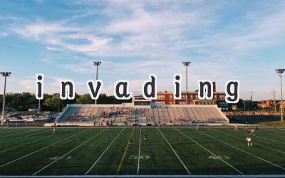 invading
