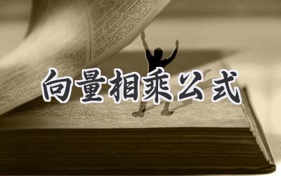 向量相乘公式