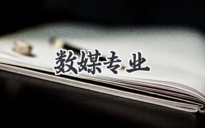 数媒专业