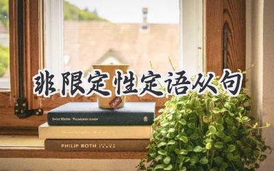 非限定性定语从句