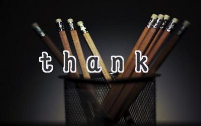 thank