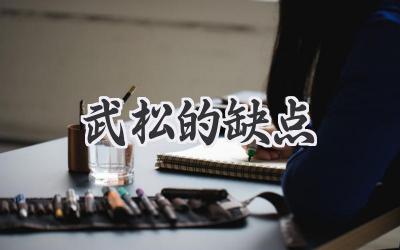 武松的缺点