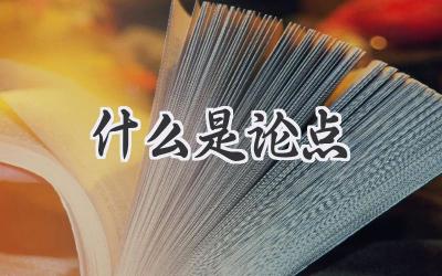 什么是论点