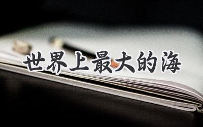 世界上最大的海