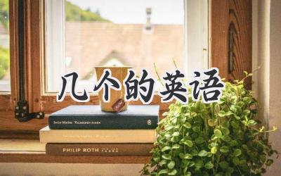 几个的英语