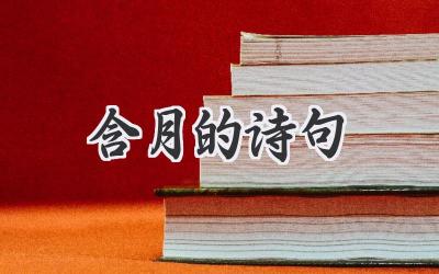 含月的诗句
