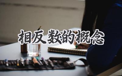 相反数的概念