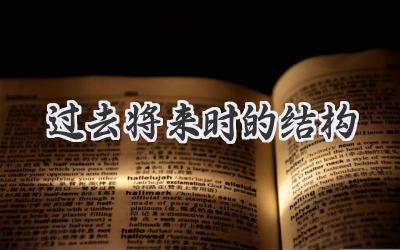 过去将来时的结构