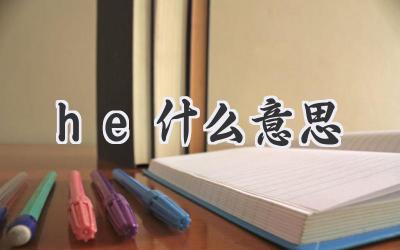 he什么意思