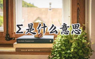 ∑是什么意思